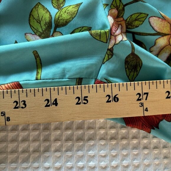 Natori Private Luxuries XL Pajama Lounge Crop Wide Leg Pants  Tropical Floral - Picture 9 of 9